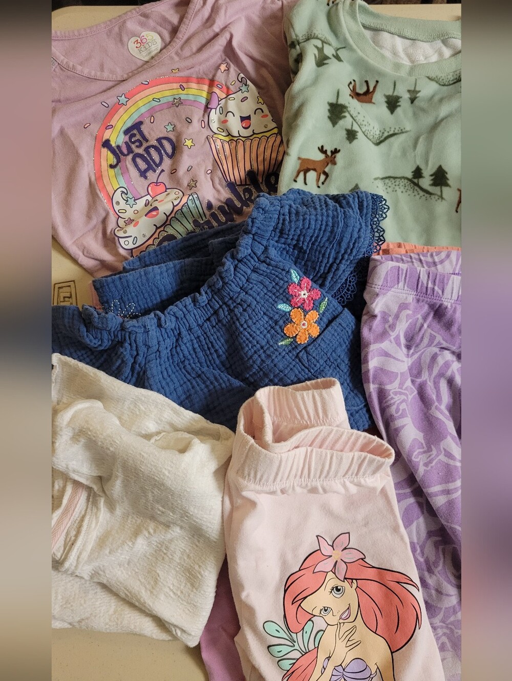 Girls Mixed Casual Set - Pink, Lavender, Blue, Mint